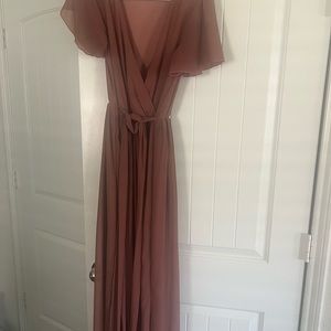 Baltic Born Size M, unaltered, Kristina Maxi Dress in Rosy Brown
